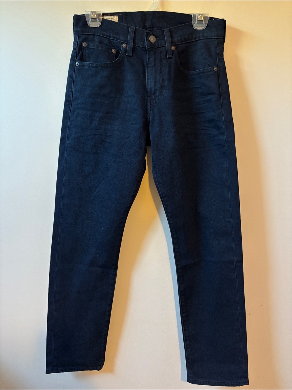 Levi's 502 Black Slim Straight Jeans